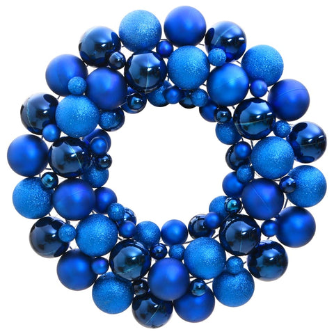 vidaXL Christmas Wreath Blue 45 cm Polystyrene