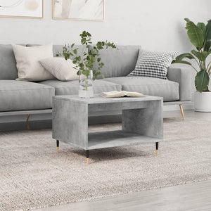 vidaXL Coffee Table Concrete Grey 60x50x40 cm Engineered Wood