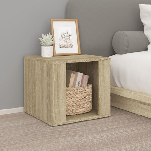 vidaXL Bedside Table Sonoma Oak 41x40x36 cm Engineered Wood