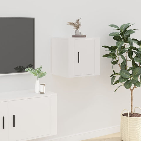 vidaXL Wall Mounted TV Cabinet White 40x34,5x40 cm