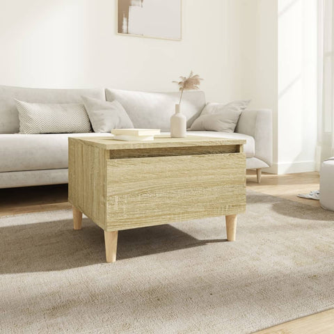 vidaXL Side Table Sonoma Oak 50x46x35 cm Engineered Wood