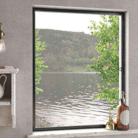 vidaXL Insect Screen for Windows Anthracite 80x100 cm