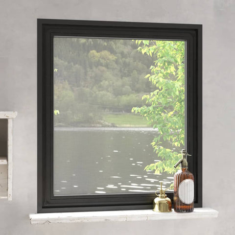 vidaXL Magnetic Insect Screen for Windows Anthracite 120x140 cm