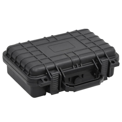 vidaXL Portable Flight Case Black 30x22x10 cm PP