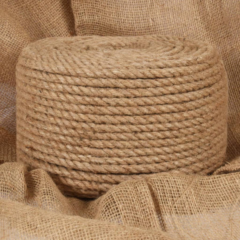 vidaXL Jute Rope 25 m Long 10 mm Thick