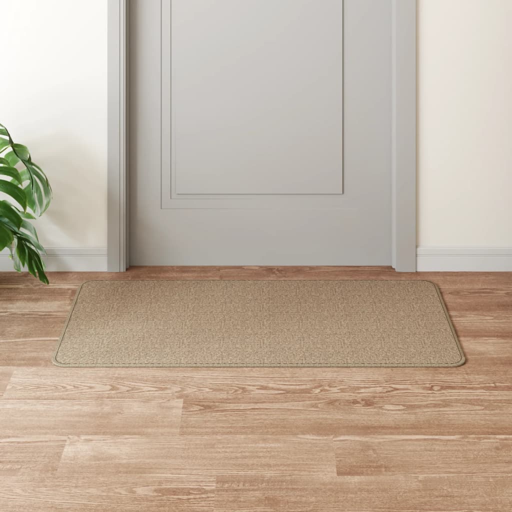 vidaXL Carpet Runner Sisal Look Sand 50x100 cm