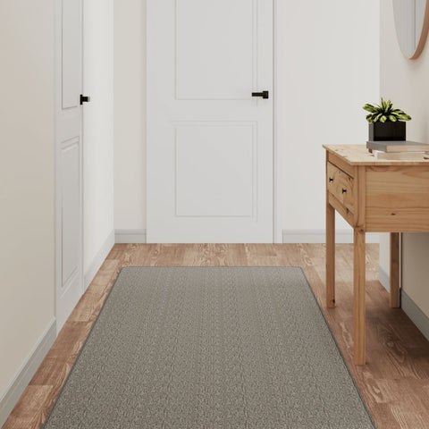 vidaXL Carpet Runner Sisal Look Silver 80x150 cm