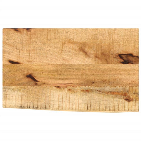 vidaXL Table Top 50x30x2.5 cm Live Edge Solid Wood Rough Mango