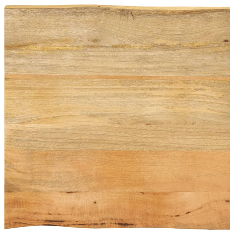 vidaXL Table Top 40x40x2.5 cm Live Edge Solid Wood Mango