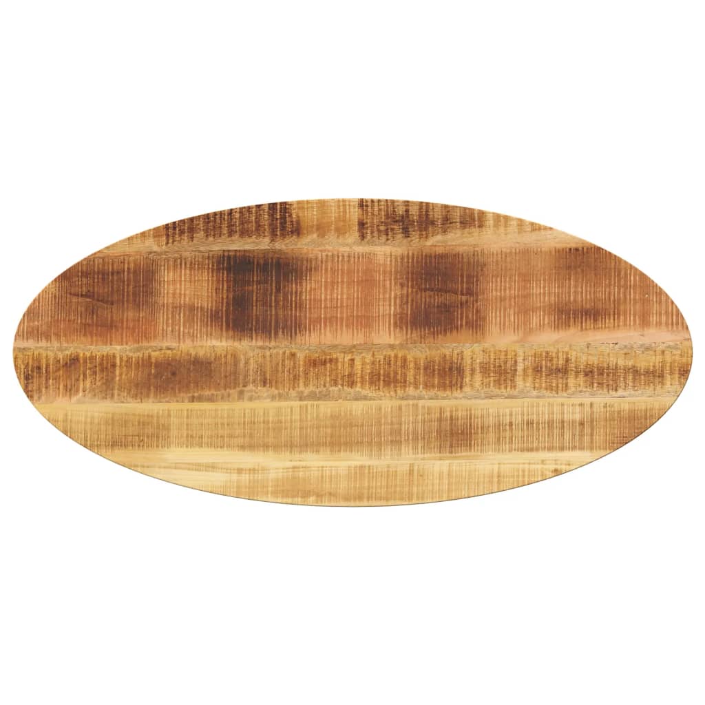 vidaXL Table Top 80x40x2.5 cm Oval Solid Wood Mango