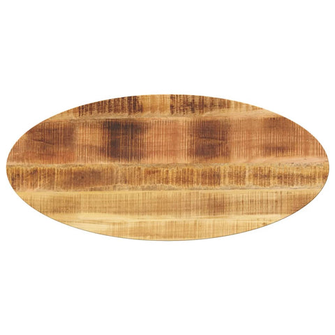 vidaXL Table Top 80x40x2.5 cm Oval Solid Wood Mango