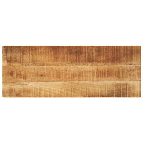 vidaXL Table Top 80x20x3.8 cm Rectangular Solid Wood Rough Mango