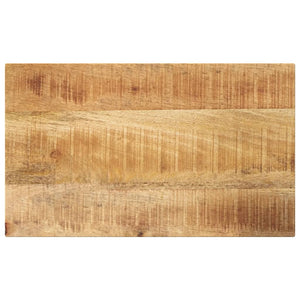 vidaXL Table Top 50x30x3.8 cm Rectangular Solid Wood Rough Mango