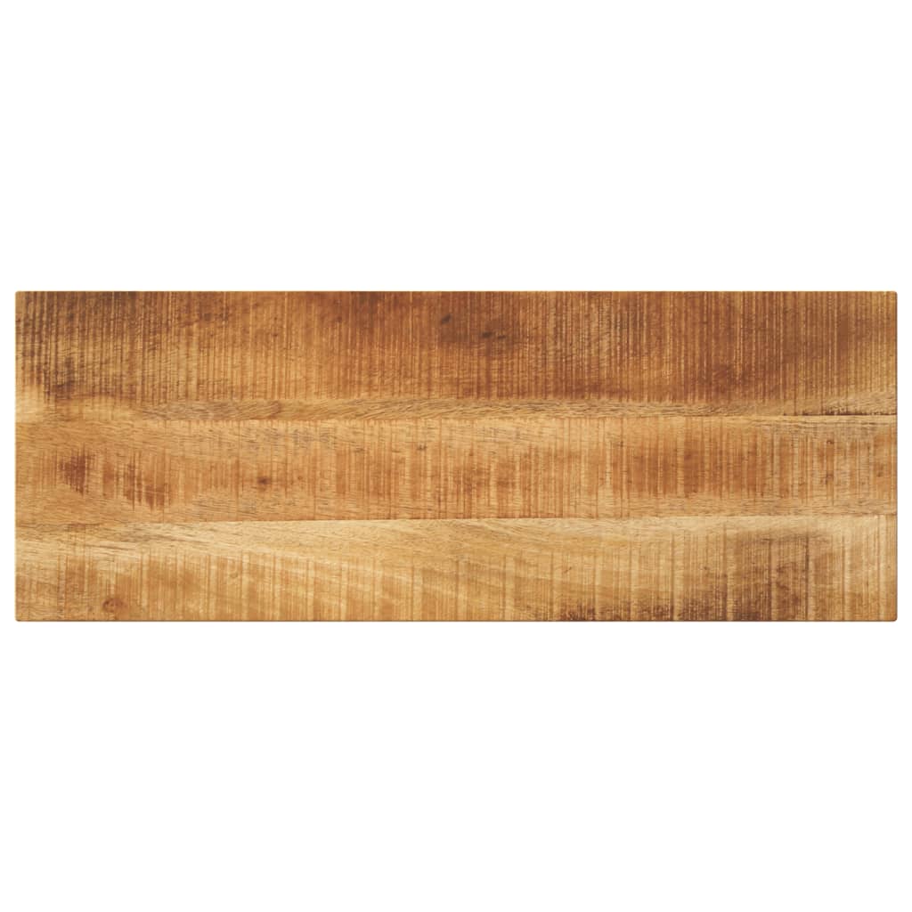 vidaXL Table Top 80x30x3.8 cm Rectangular Solid Wood Rough Mango