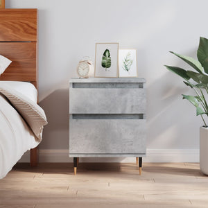 vidaXL Bedside Cabinet Concrete Grey 40x35x50 cm Engineered Wood