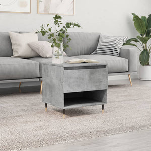 vidaXL Coffee Table Concrete Grey 50x46x50 cm Engineered Wood