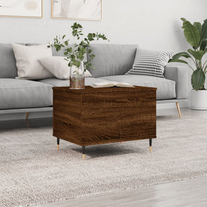 vidaXL Coffee Table Brown Oak 60x44.5x45 cm Engineered Wood