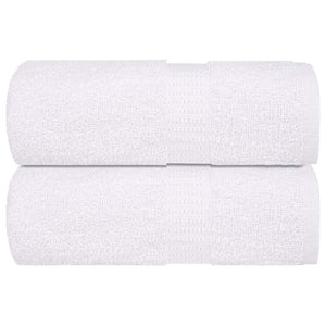 vidaXL Soap Towels 2 pcs White 30x30 cm 360 gsm 100% Cotton