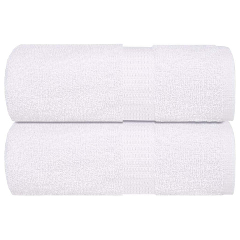 vidaXL Soap Towels 2 pcs White 30x30 cm 360 gsm 100% Cotton