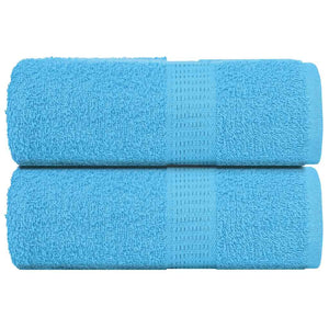 vidaXL Soap Towels 2 pcs Turquoise 30x30 cm 360 gsm 100% Cotton