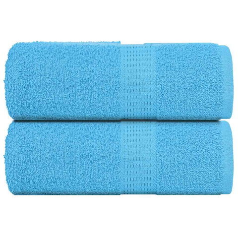 vidaXL Soap Towels 2 pcs Turquoise 30x30 cm 360 gsm 100% Cotton