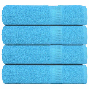 vidaXL Shower Towels 4 pcs Turquoise 70x140 cm 360 gsm 100% Cotton