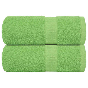 vidaXL Soap Towels 2 pcs Apple Green 30x30 cm 360 gsm 100% Cotton