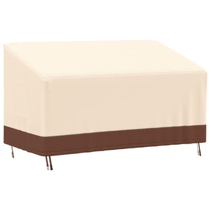 vidaXL 3-Seater Bench Cover Beige 159x84x56/81 cm 600D Oxford