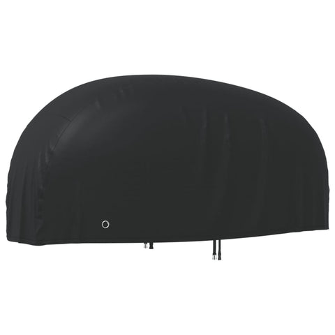 vidaXL Motorcycle Cover Black 220x95x110 cm 210D Oxford