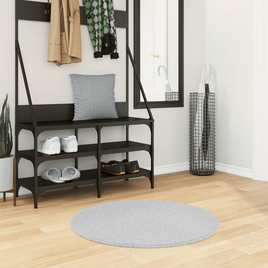 vidaXL Rug HUARTE Short Pile Soft and Washable Grey Ç? 80 cm