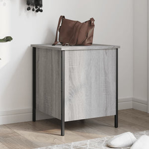 vidaXL Storage Bench Grey Sonoma 40x42.5x50 cm Engineered Wood