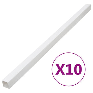 vidaXL Cable Trunking 50x25 mm 10 m PVC