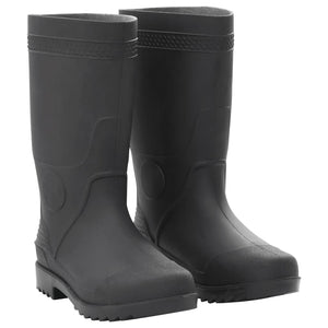 vidaXL Rain Boots Black Size 40 PVC