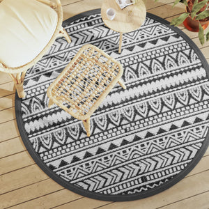 vidaXL Outdoor Carpet Black Ç?160 cm PP