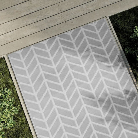 vidaXL Outdoor Carpet Grey 120x180 cm PP