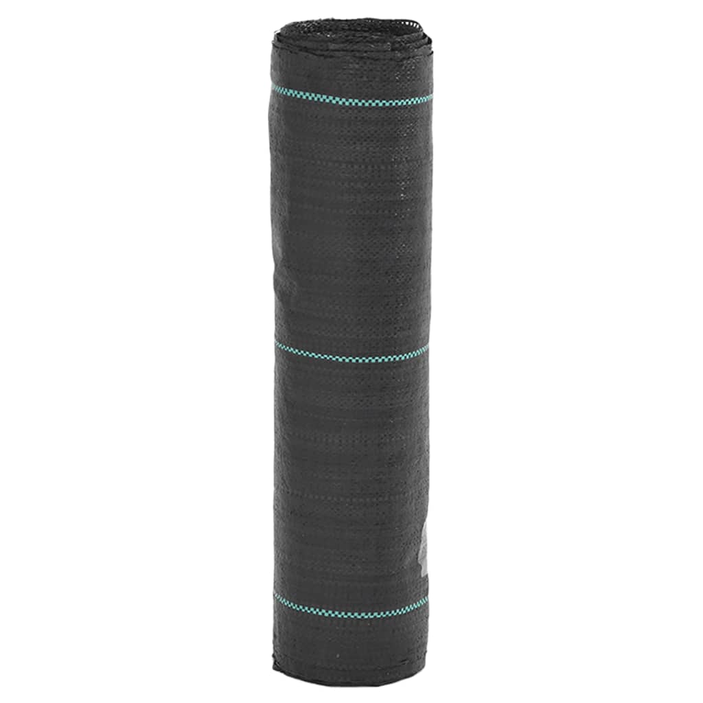 vidaXL Weed Membrane Black 0.5x25 m PP