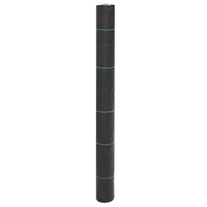 vidaXL Weed Membrane Black 1x10 m PP