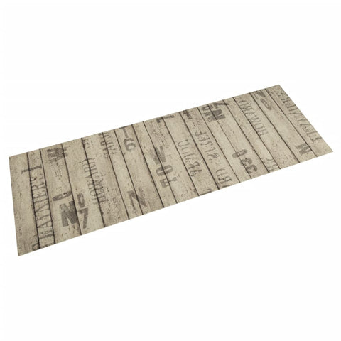 vidaXL Kitchen Rug Washable Fence 45x150 cm Velvet