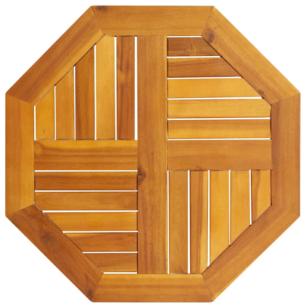 vidaXL Table Top 60x60x2 cm Octagonal Solid Wood Acacia