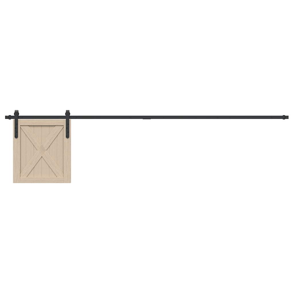 vidaXL¶ÿSliding Cabinet Door Kit 213 cm Carbon Steel