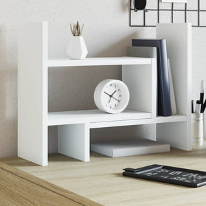 vidaXL Desk Organiser White 38.5x17x39 cm Engineered wood