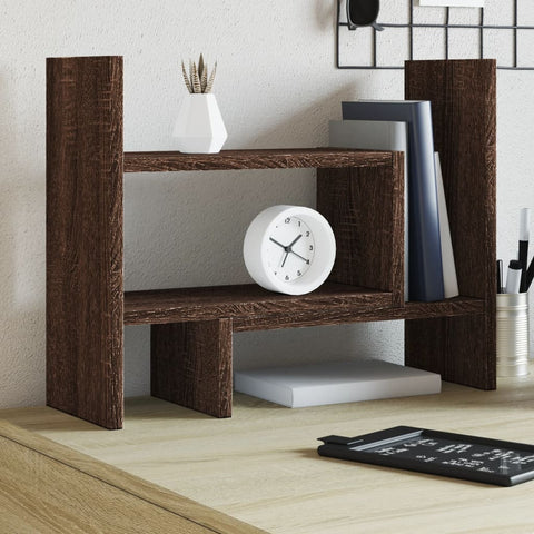 vidaXL Desk Organiser Brown Oak 38.5x17x39 cm Engineered wood