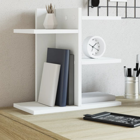 vidaXL Desk Organiser White 42x21.5x42 cm Engineered wood