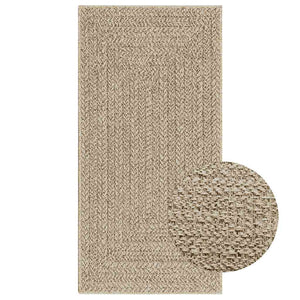 vidaXL Rug ZIZUR Beige 60x110 cm Jute Look Indoor and Outdoor