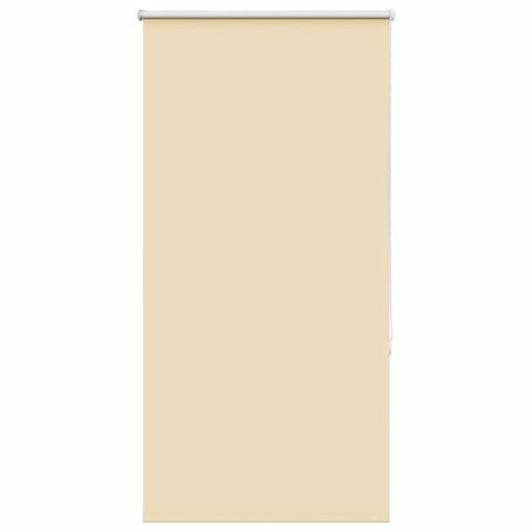 vidaXL Roller Blind Blackout Beige 80x130 cm Fabric Width 75.7 cm Polyester