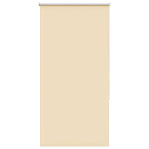 vidaXL Roller Blind Blackout Beige 85x130 cm Fabric Width 80.7 cm Polyester