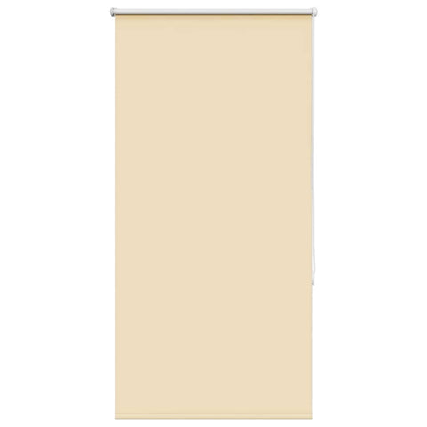 vidaXL Roller Blind Blackout Beige 85x130 cm Fabric Width 80.7 cm Polyester