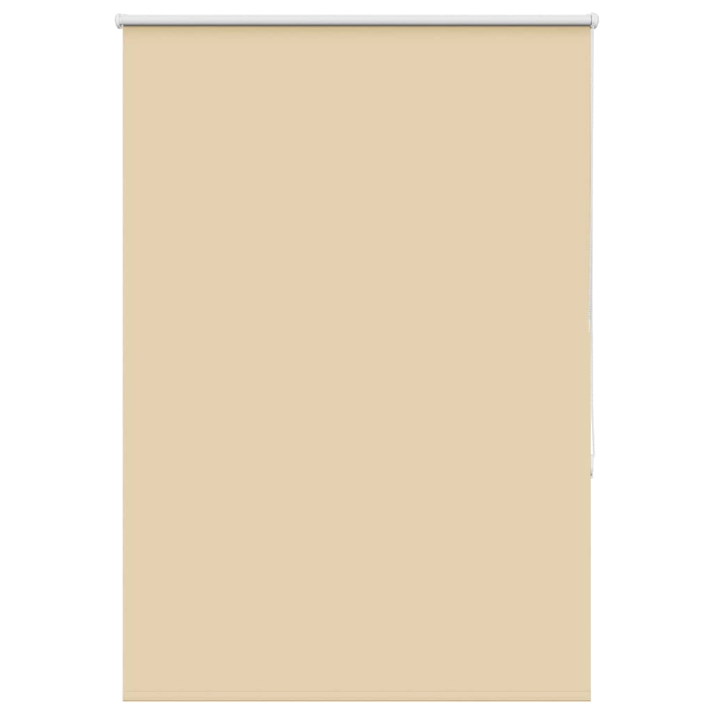 vidaXL Roller Blind Blackout Beige 90x130 cm Fabric Width 85.7 cm Polyester