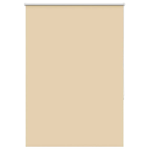 vidaXL Roller Blind Blackout Beige 90x130 cm Fabric Width 85.7 cm Polyester