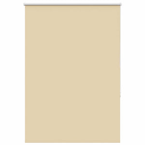 vidaXL Roller Blind Blackout Beige 100x130 cm Fabric Width 95.7 cm Polyester